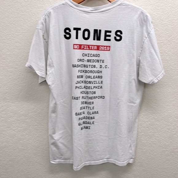 Rolling Stones No Filter Tour Band Tee T-Shirt L - Picture 2 of 3